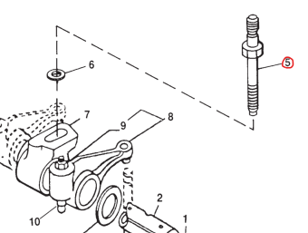 Northern Lights R123271 - STUD, ROCKER SHAFT & COVER MTG