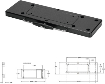 Minn Kota MKA-23 - Quick Release Bracket Composite Ultrex Fortrex