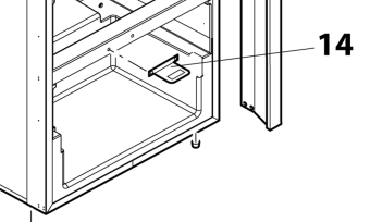 Isotherm SGB00117AA – Hinge Door Handle for DR160/DR190 Bottom Drawer Refrigerators