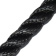 More Marine 064520ZW 3-Strands Polyester 20mm Black