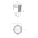 Can SB Water Strainer With Rubber Hose Terminal Ø 32-38