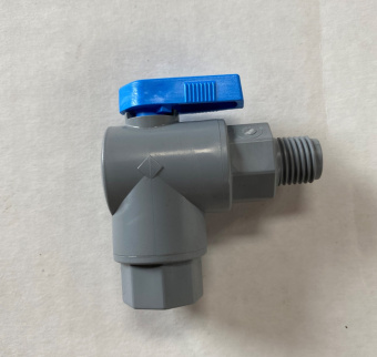 Parker 14015506AR-02 1/4" FPT × 1/4" MPT Ball Valve PVC