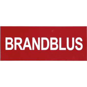 Marine Fire Suppression Pipe Identification Sticker, Dutch, Soft PVC, 200×80 mm