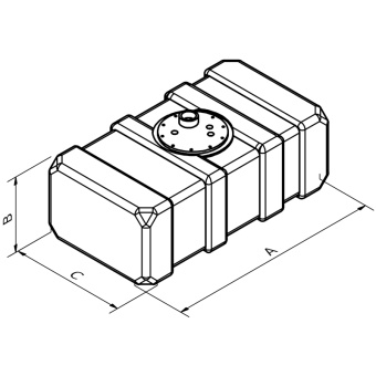Can SB Rigid Freshwater Tank - 53 L