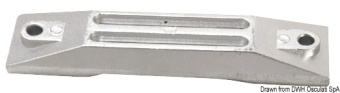 Osculati 43.290.01 - Aluminium Plate Anode For 35/50 HP