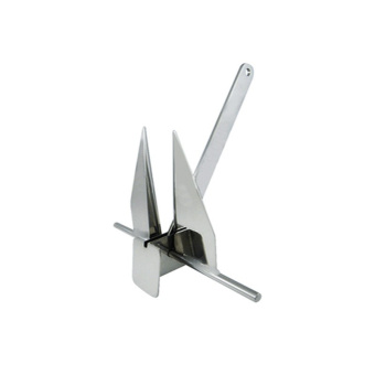 Waveline Galvanized Steel Danforth Style Anchor