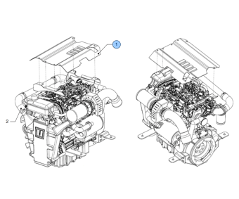 Vetus 18-14404 - Engine Block Cooling Cover