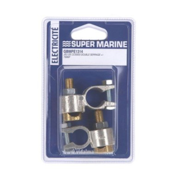 Super Marine 70mm² Double Clamp Battery Terminal