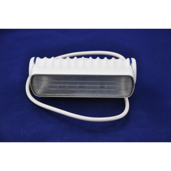 Hella Marine 2LT 980 573-061 - Sea Hawk-R LED Floodlights, Warm White Light, White Housing - Spread, 9-33V DC