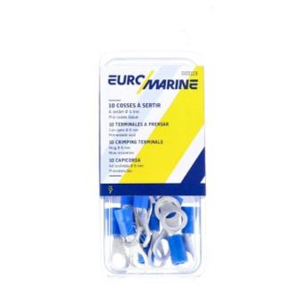 Euromarine Eyelet Terminal Ø06 Blue - Set Of 10