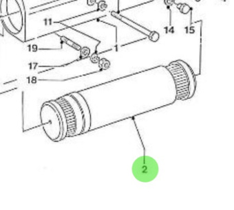 Nanni Diesel 970307713 - Heat Exchanger Tube Stack for 4.190HE Engines