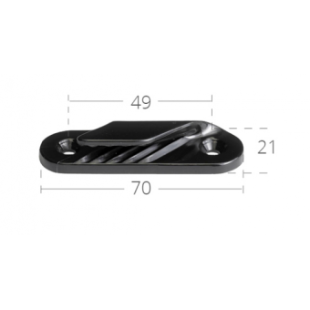 Plastimo Left Nylon Clamcleat CL214