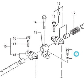 Northern Lights MF241255 - BOLT WITH WASHER