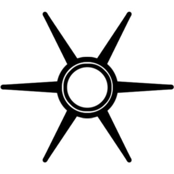 CEF Impeller ø19,13xø89x31,9mm - 6 Blades