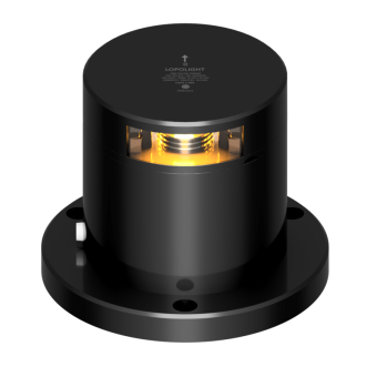Lopolight 201-013-B-RPM - Navigation Light 2NM 135° Yellow, Towing, Dimmable, Black