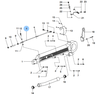 Vetus STM9626 - Return Line DT66 (A)