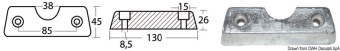 Osculati 43.551.13 - Duo Prop Base Magnesium Anode 872139- 1