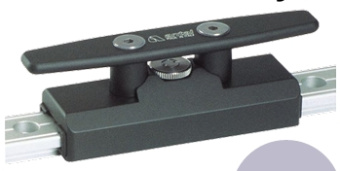 Antal 622.412 - Aluminum Adjustable Cleat For T-Track 32x6, Stop Pin Ø11mm