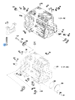 Vetus VD20002 - Hexagon Set Screw