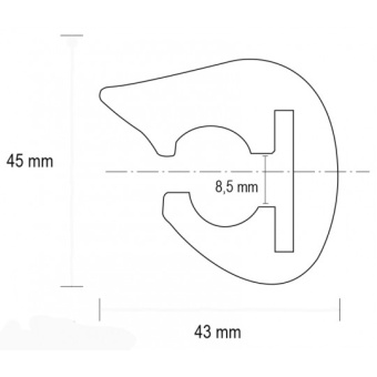Tessilmare Profile L45 White