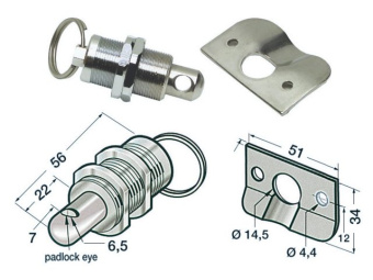 Locker Latch Stainless Steel