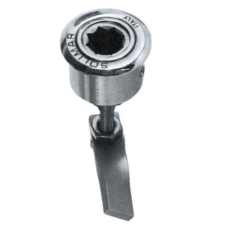 Solimar Deck Hatch Winch Handle Locker Latches – Stainless Steel with Key or Asterisk Key