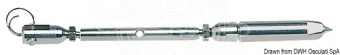 Osculati AISI 316 Turned Rigging Screws with Built-In Terminal for Parafil Cables