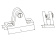 Talamex Deckmount Stainless Steel 80° With Screw