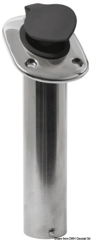 Osculati 41.211.70 - Flush-mount Stainless Steel rod holder 42 mm 60°