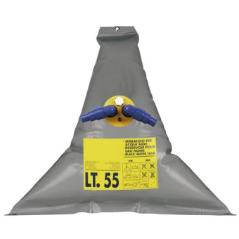 Allpa Flexible Waste Water Tank Incl. Nippel, 100l, 1100x1100mm, Weight 1,3kg, Triangular