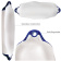 Ocean 71986 - Boat Fender HD H4 White/Blue 19x64cm
