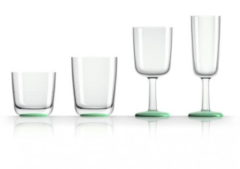Palm Marc Newson Green Glow In Dark Wine Glass