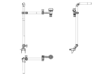 Borika FTf601 - Universal Transducer Mount Kit With Holder