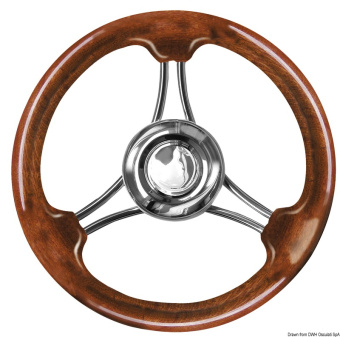 Osculati 45.152.05 - Steering Wheel Mahogany 350 mm