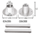 Allpa Aluminum Pedestal, Removable, H=600mm, Ø55mm