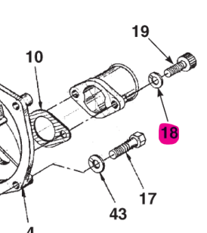 Northern Lights 15-00801 - Lock Washer, High Collar M10 S/S