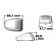 SIC Navigation Lights Orionis Series Red Port Light White Case