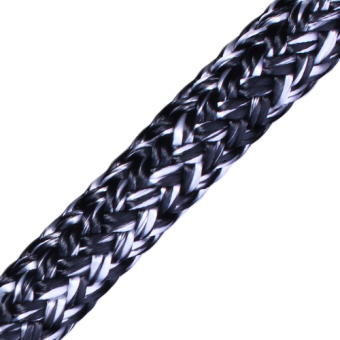 English Braids 43060200900 Silverline 6mm Black