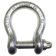 4WATER Galvanised Stamped Bow Shackles D8