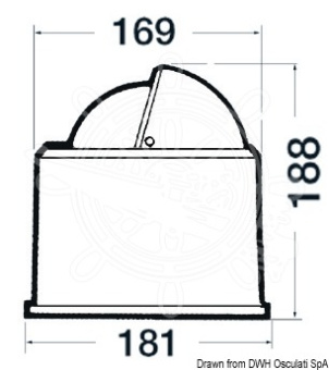 Osculati 25.009.01 - RIVIERA BW2 Compass 5" RINa