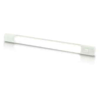 Hella Marine 2JA 958 121-401 - LED Interior/Exterior Strip Lamp Dual Colour With Switch - Surface Mount - 24 Volt - White/Red