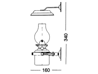 DHR 8917/O - Cabin Lamp Paraffin