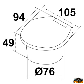 Trem N0138076 - Shower Box Flat With Mixer
