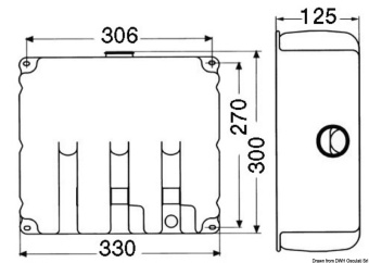 Osculati 19.107.24 - Window Cleaning System 9.7 l 3 Pumps 24 V