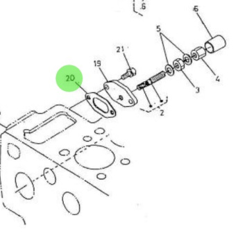Nanni Diesel 970310450 - Breather Gasket for 5.250TDI Engines