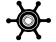 Technautic 7412 - Impeller W45.7xH12.8 Shaft 8.1 Single Flat 6-Blade