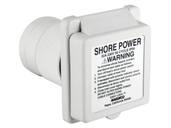 Marinco 6351EL-BX - 32A 220 EZ LK Inlet with Enclosure Export