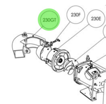 Alamarin Jet 230GT - Reversing Deflector for Jet-230 Water Jets