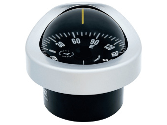 Autonautic C12/110-0015 - Flush Mount Compass 85mm. Flat Dial. Grey  