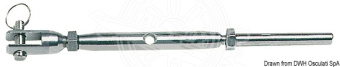 Osculati Turned Rigging Screw with Press-Fitting Terminal